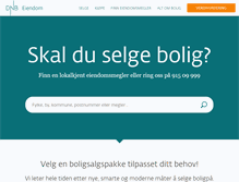 Tablet Screenshot of dnbeiendom.no